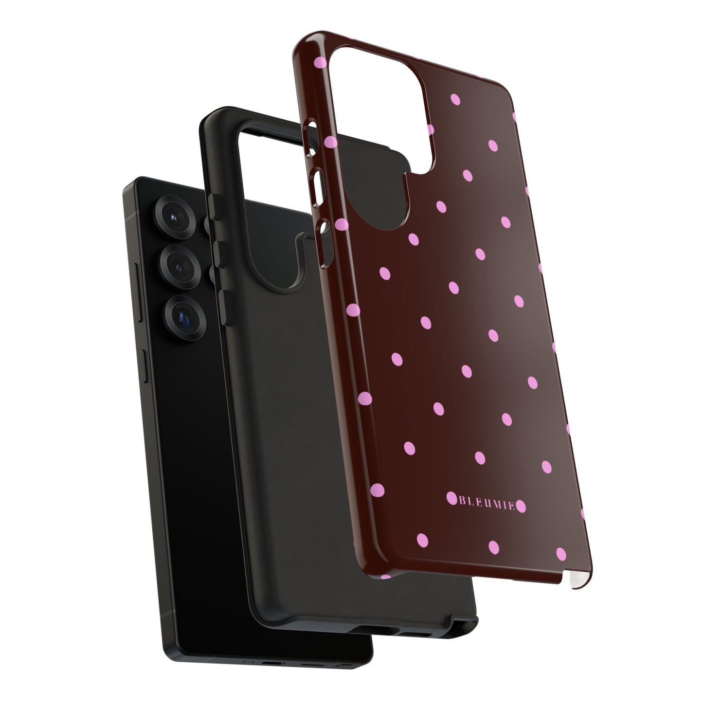 Berry Polka Dot Tough Phone Case BLEUMIE