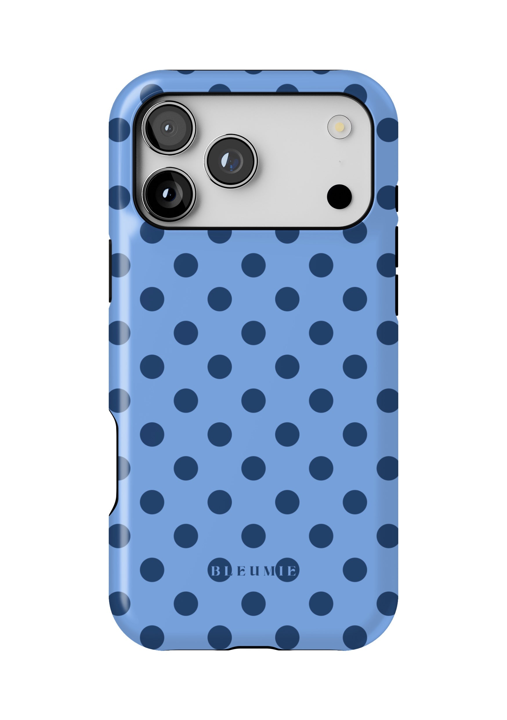 Blue Polka Dot Tough Phone Case