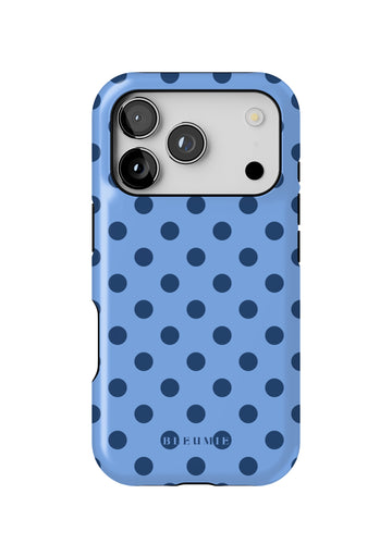 Blue Polka Dot Tough Phone Case