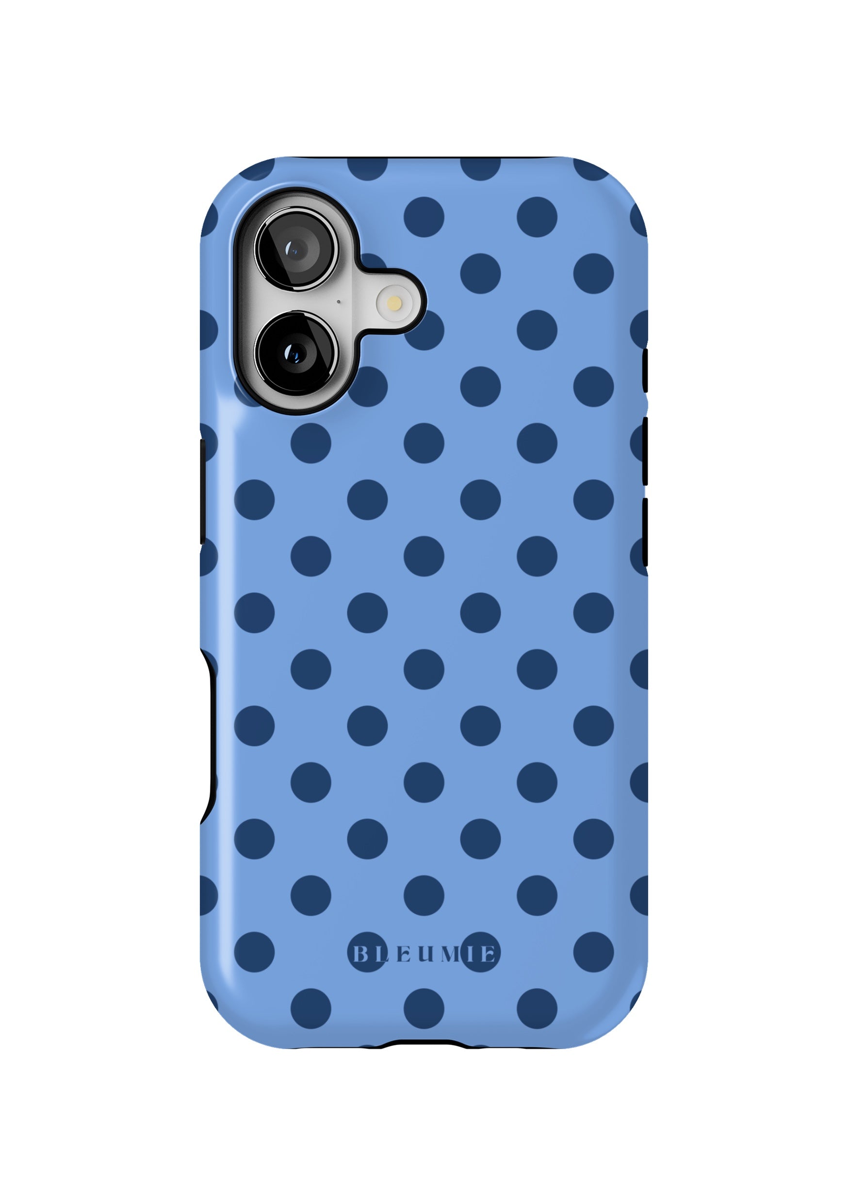 Blue Polka Dot Tough Phone Case