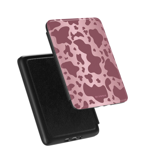 Mauve Cow Print Kindle Case BLEUMIE