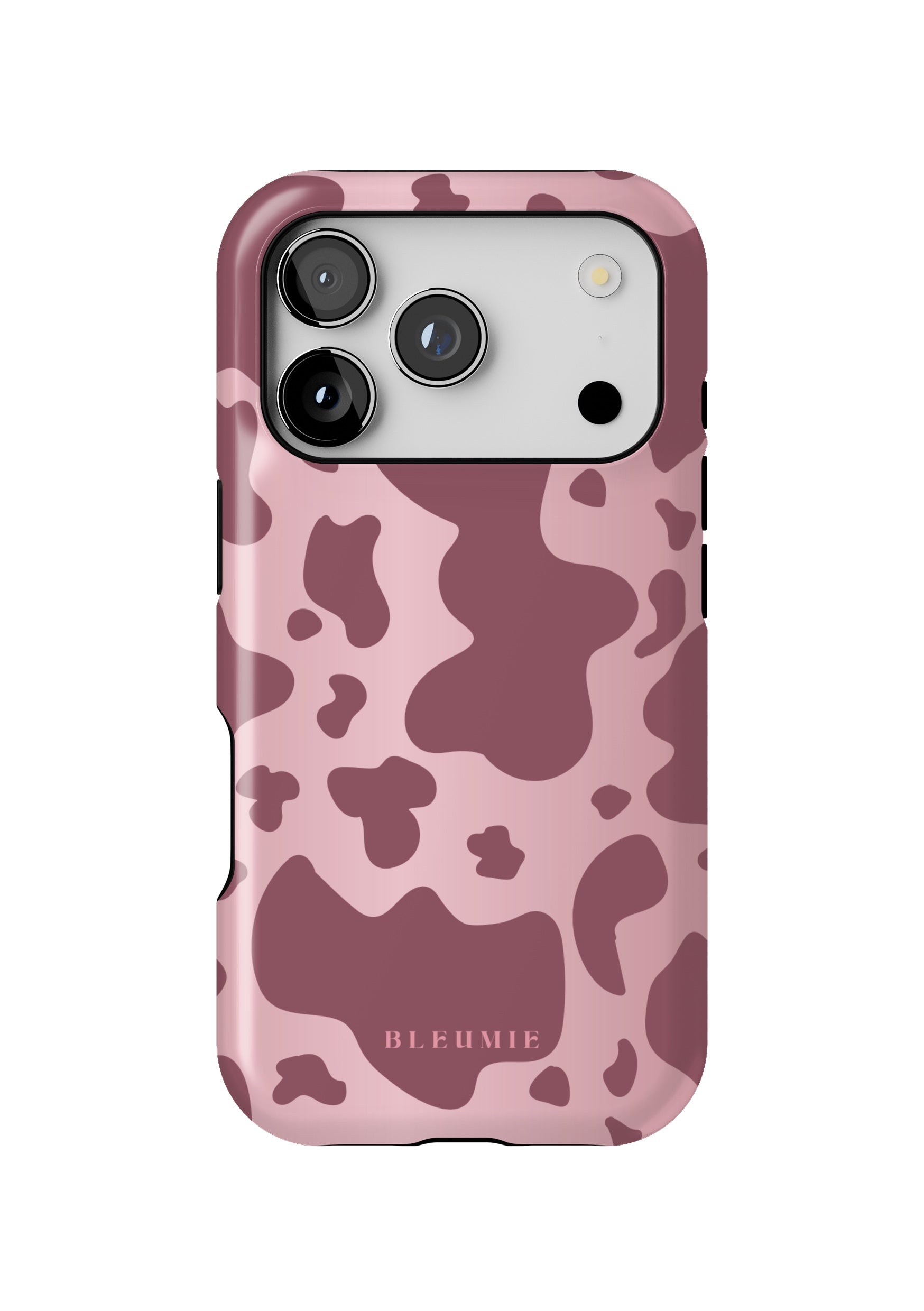 Mauve Cow Print Tough Phone Case
