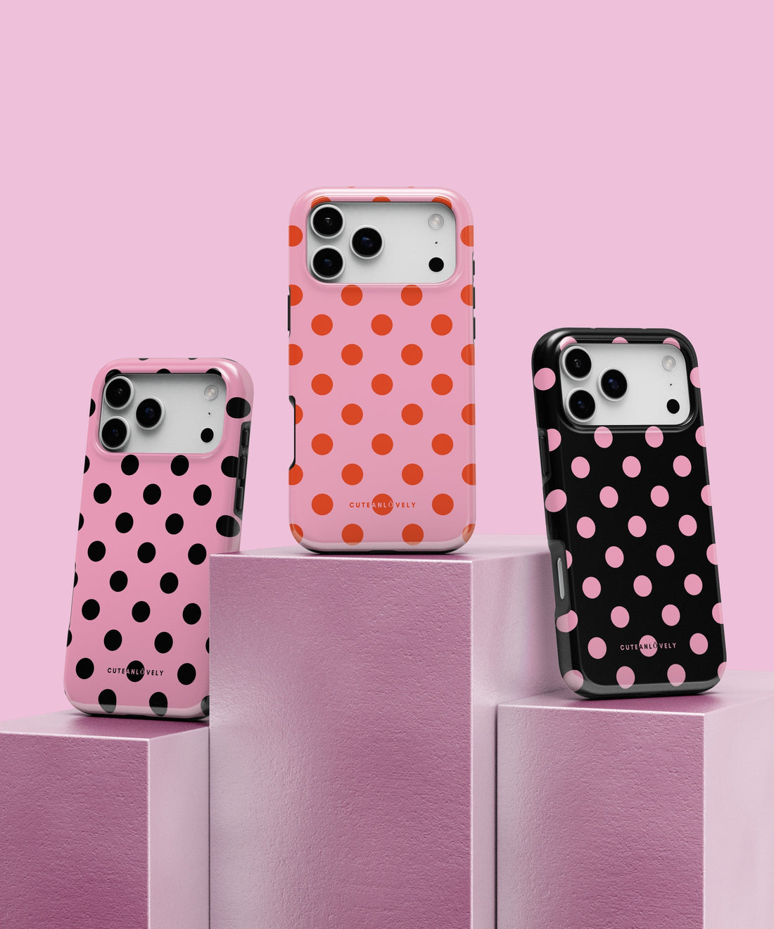CUTEANLOVELY - Discover the Perfect iPhone 17 Cases: Cute Aesthetic Polka Dot MagSafe Cases for Modern Women