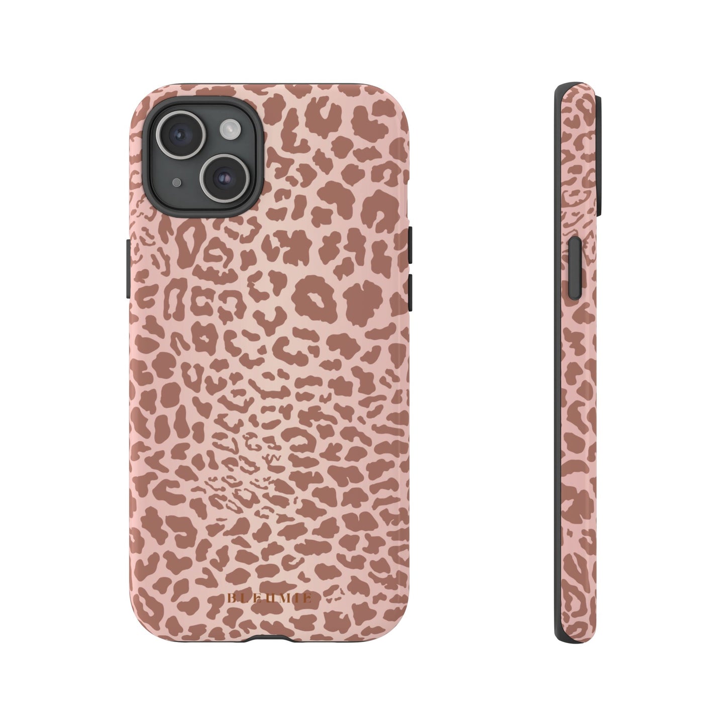 Cheetah Print Tough Phone Case iPhone 15 Plus BLEUMIE
