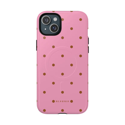 Dottie Polka Dot MagSafe iPhone Cases iPhone 15 Plus Glossy BLEUMIE