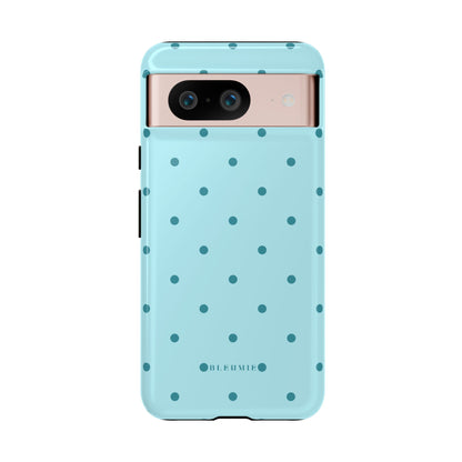 Mint Polka Dot Tough Phone Case Google Pixel 8 BLEUMIE