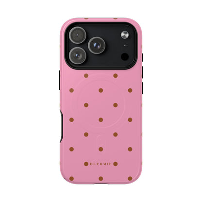Dottie Polka Dot MagSafe iPhone Cases iPhone 17 Pro Glossy BLEUMIE