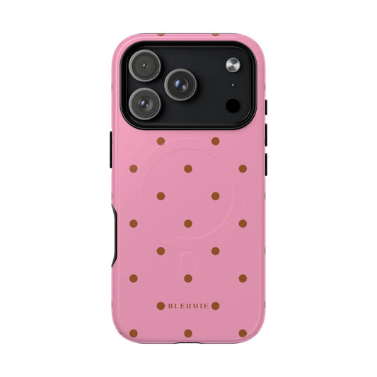 Dottie Polka Dot MagSafe iPhone Cases iPhone 17 Pro Glossy BLEUMIE