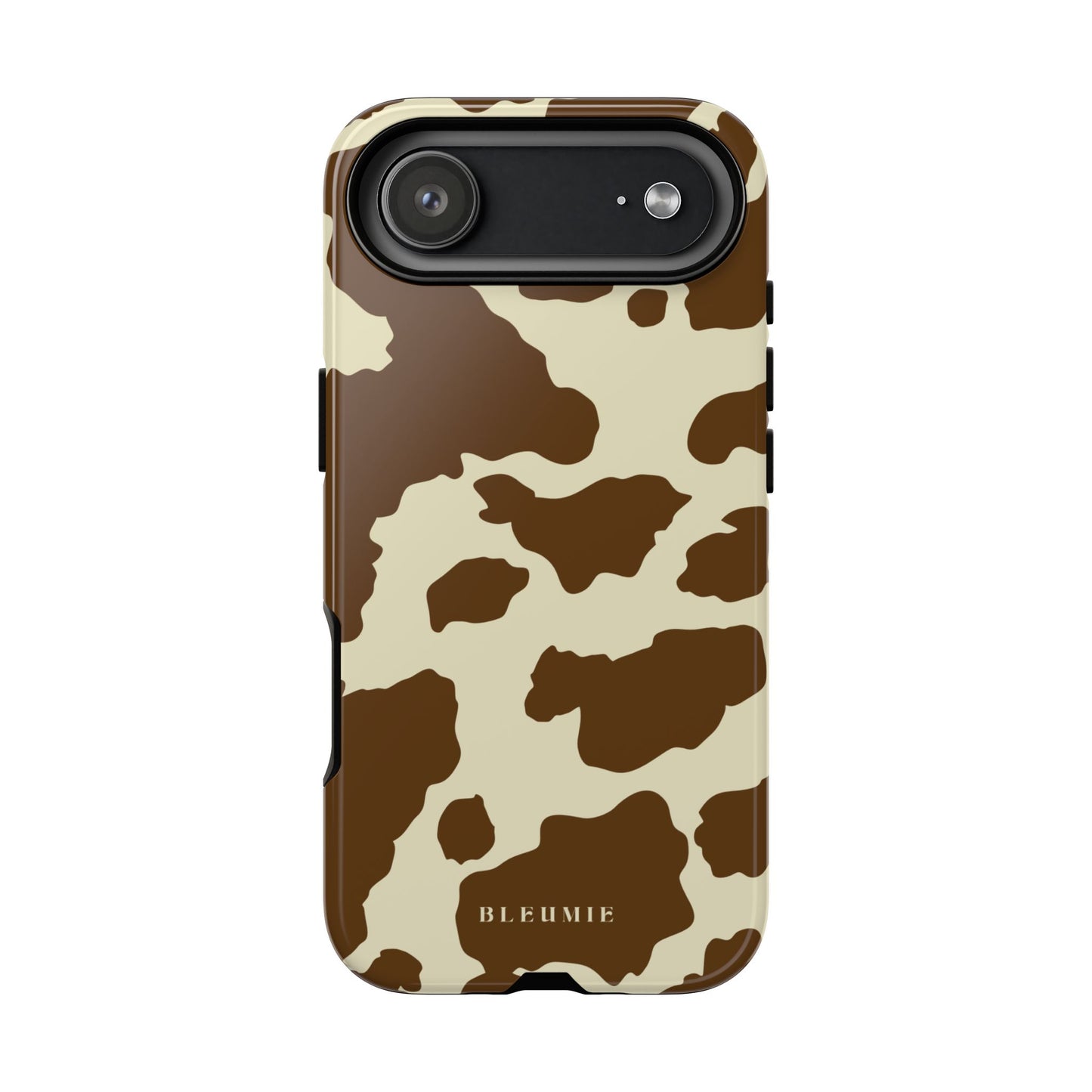Camo Cow Print Tough Phone Case iPhone 17 Air BLEUMIE
