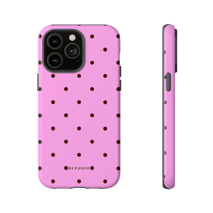 Dotzy Polka Dot Tough Phone Case iPhone 14 Pro Max BLEUMIE