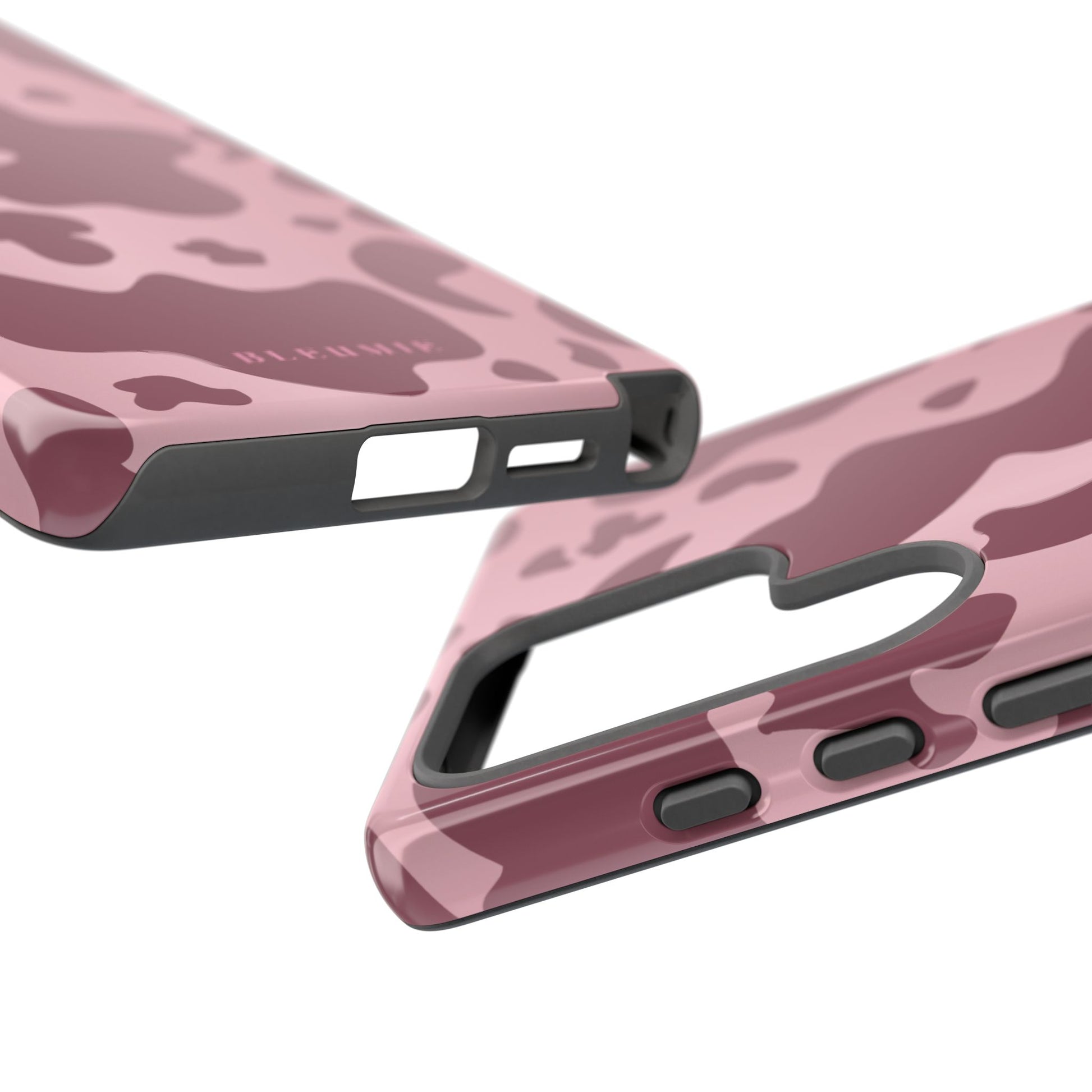 Mauve Cow Print Tough Phone Case BLEUMIE