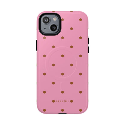 Dottie Polka Dot MagSafe iPhone Cases iPhone 14 Plus Glossy BLEUMIE