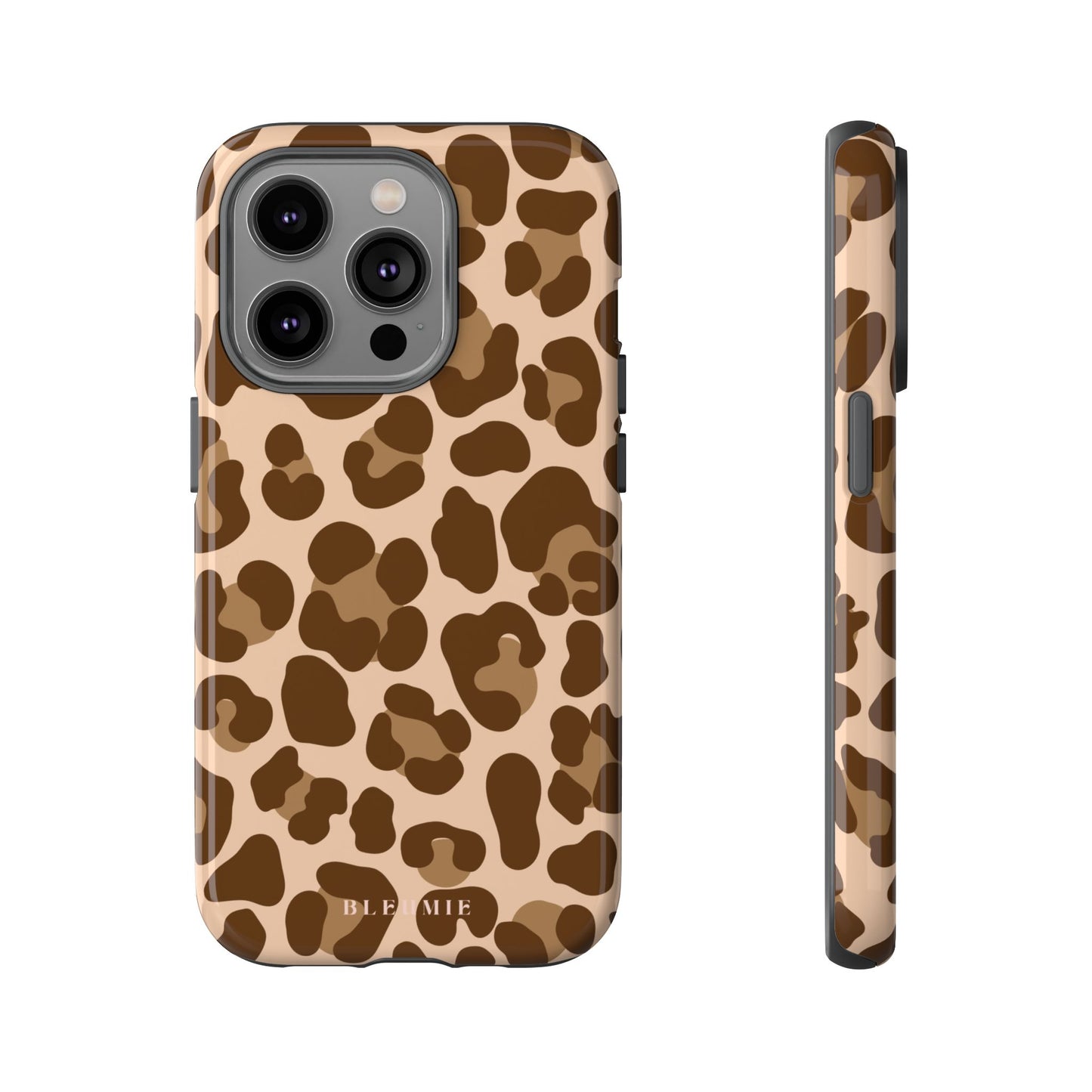 Classic Leopard Tough Phone Case iPhone 14 Pro BLEUMIE