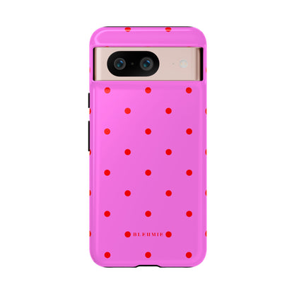 Pinka Polka Dot Tough Phone Case Google Pixel 8 BLEUMIE