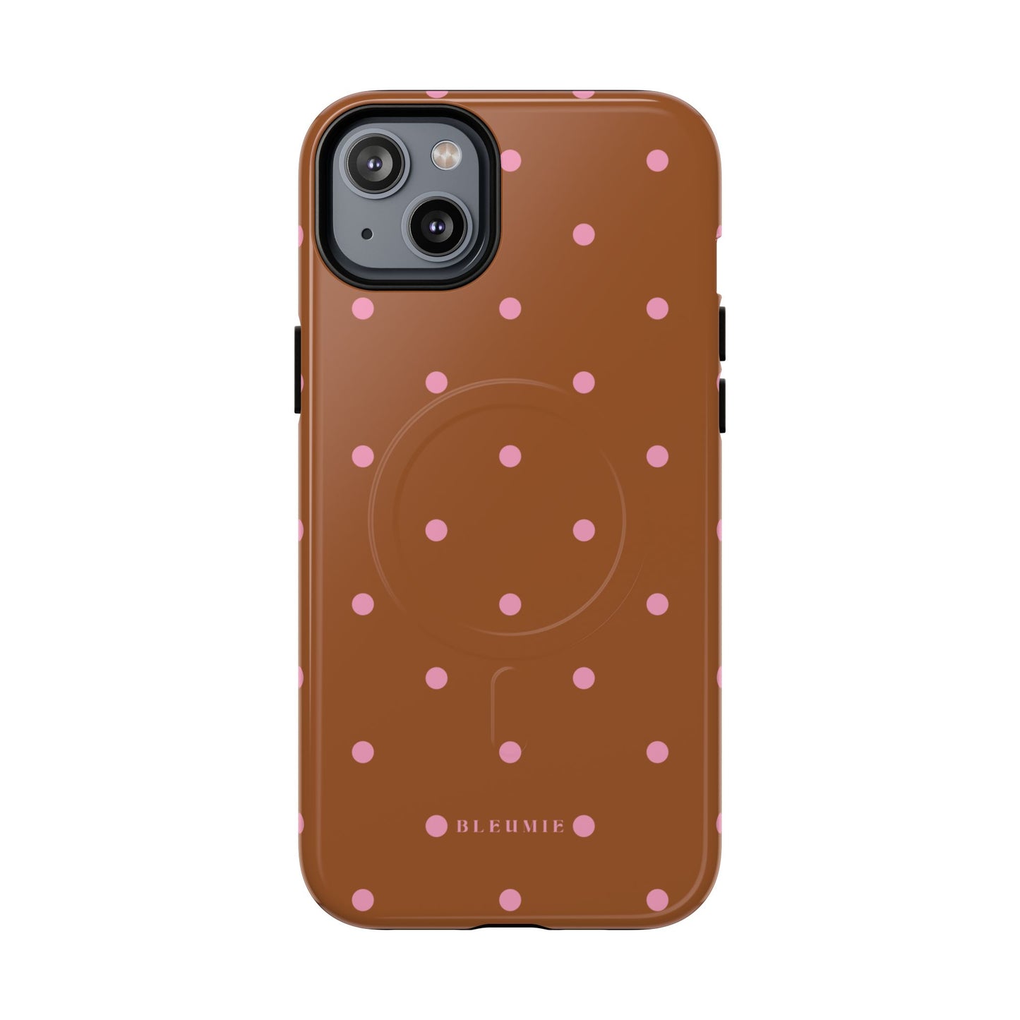 Speckle Polka Dot MagSafe iPhone Cases iPhone 14 Plus Glossy BLEUMIE