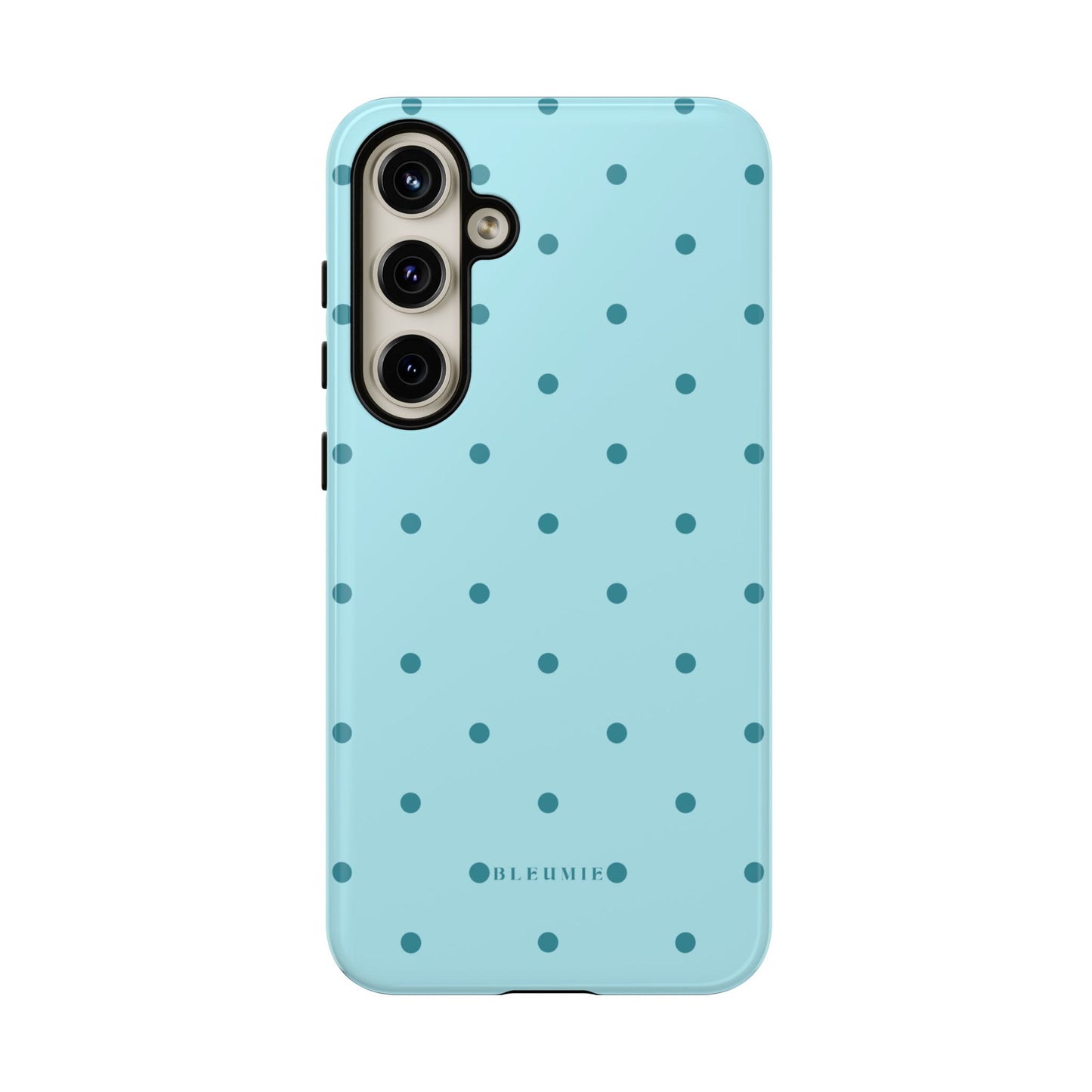 Mint Polka Dot Tough Phone Case Samsung Galaxy S24 Plus BLEUMIE