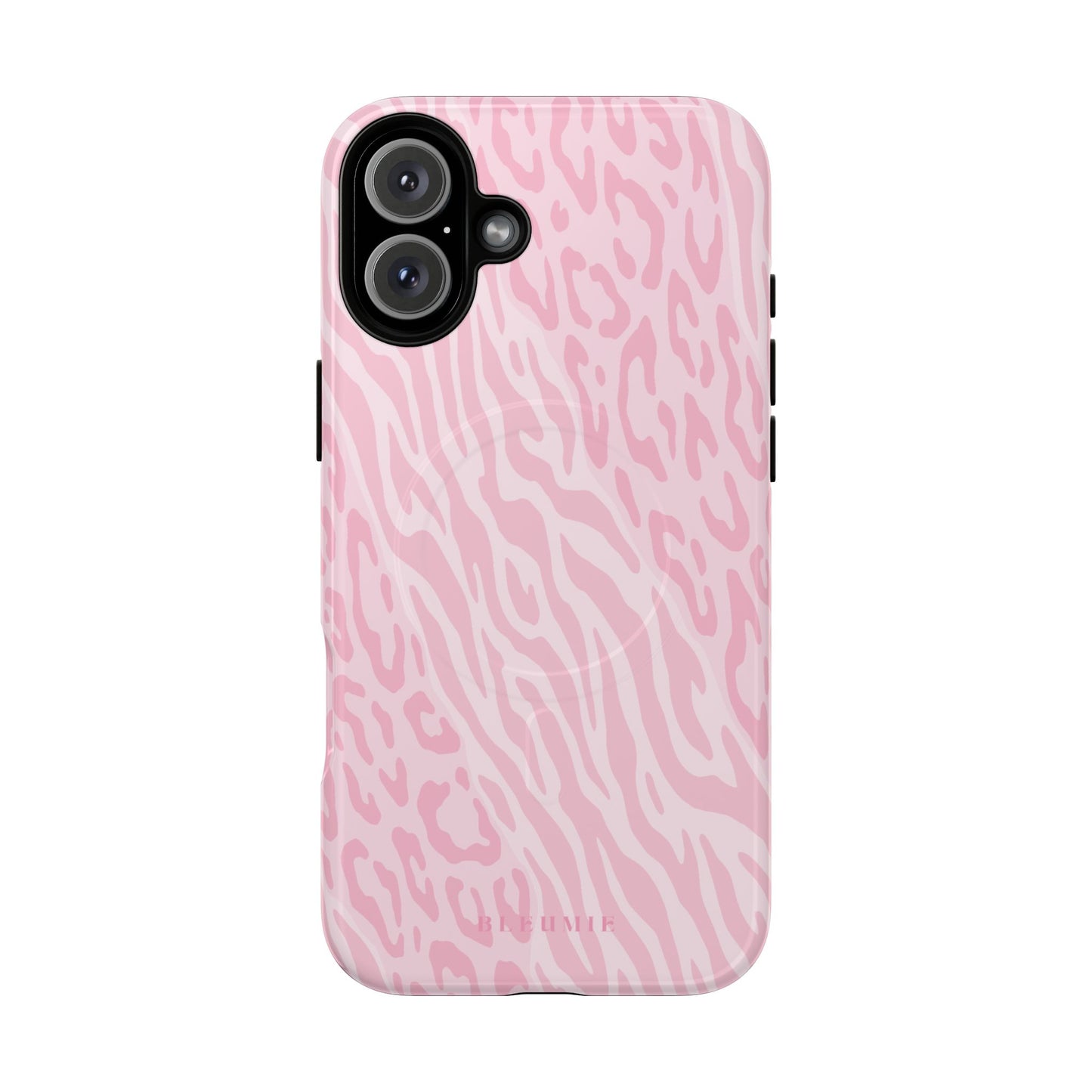 Zebra Cheetah MagSafe iPhone Cases iPhone 16 Plus Glossy BLEUMIE