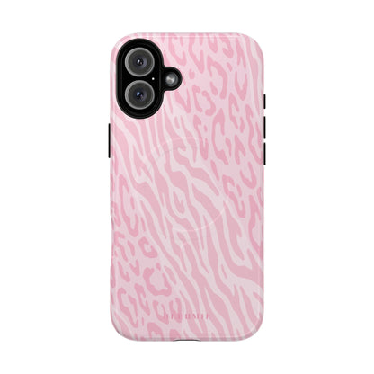 Zebra Cheetah MagSafe iPhone Cases iPhone 16 Plus Glossy BLEUMIE