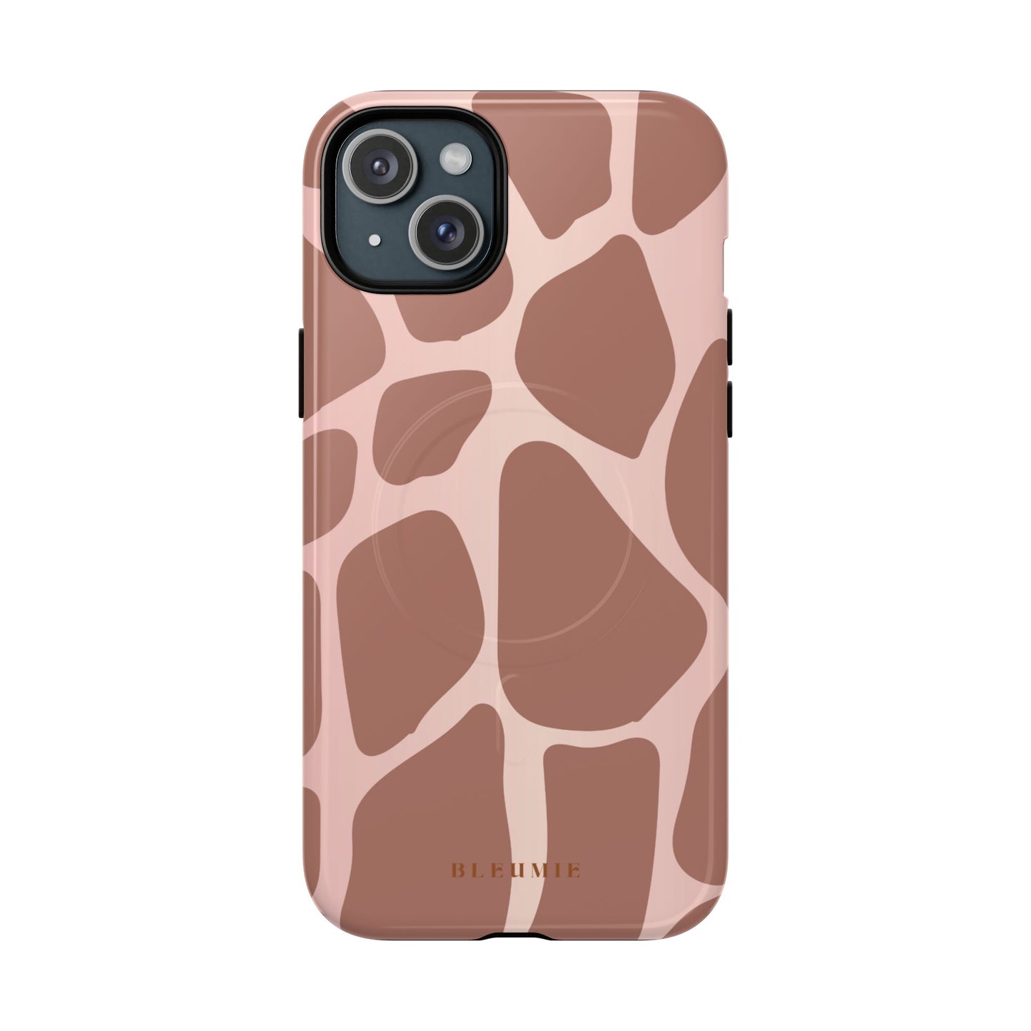 Classic Giraffe MagSafe iPhone Cases iPhone 15 Plus Glossy BLEUMIE