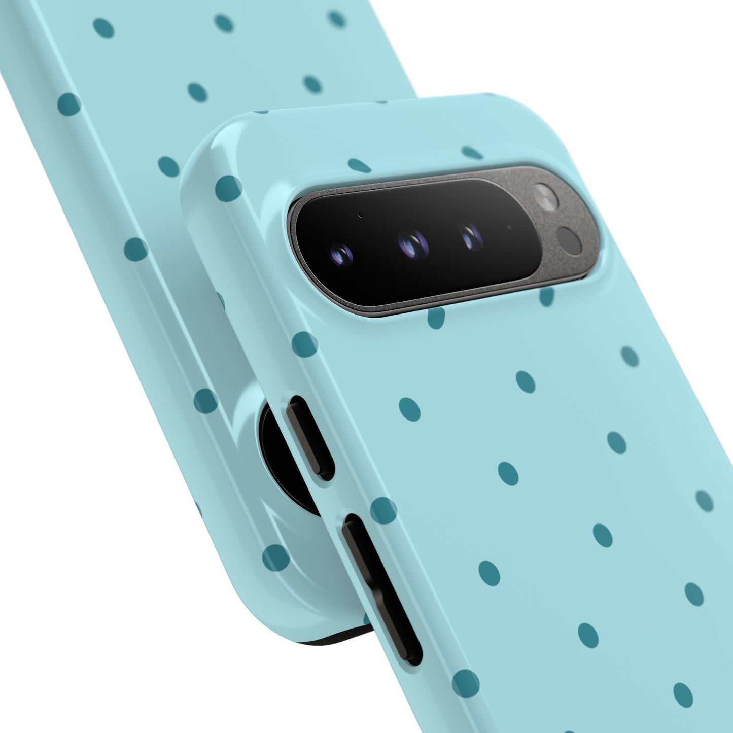 Mint Polka Dot Tough Phone Case BLEUMIE