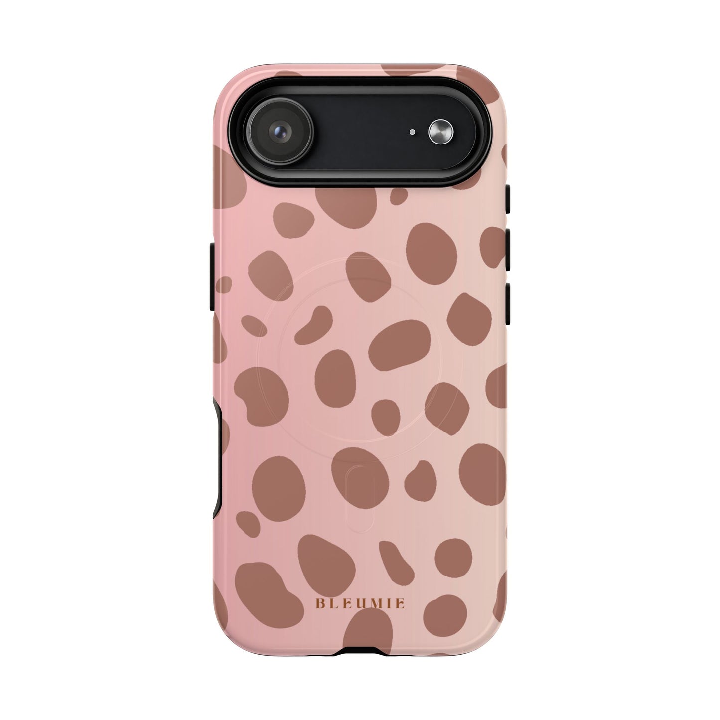 Rosé Spotted MagSafe iPhone Cases iPhone 17 Air Glossy BLEUMIE