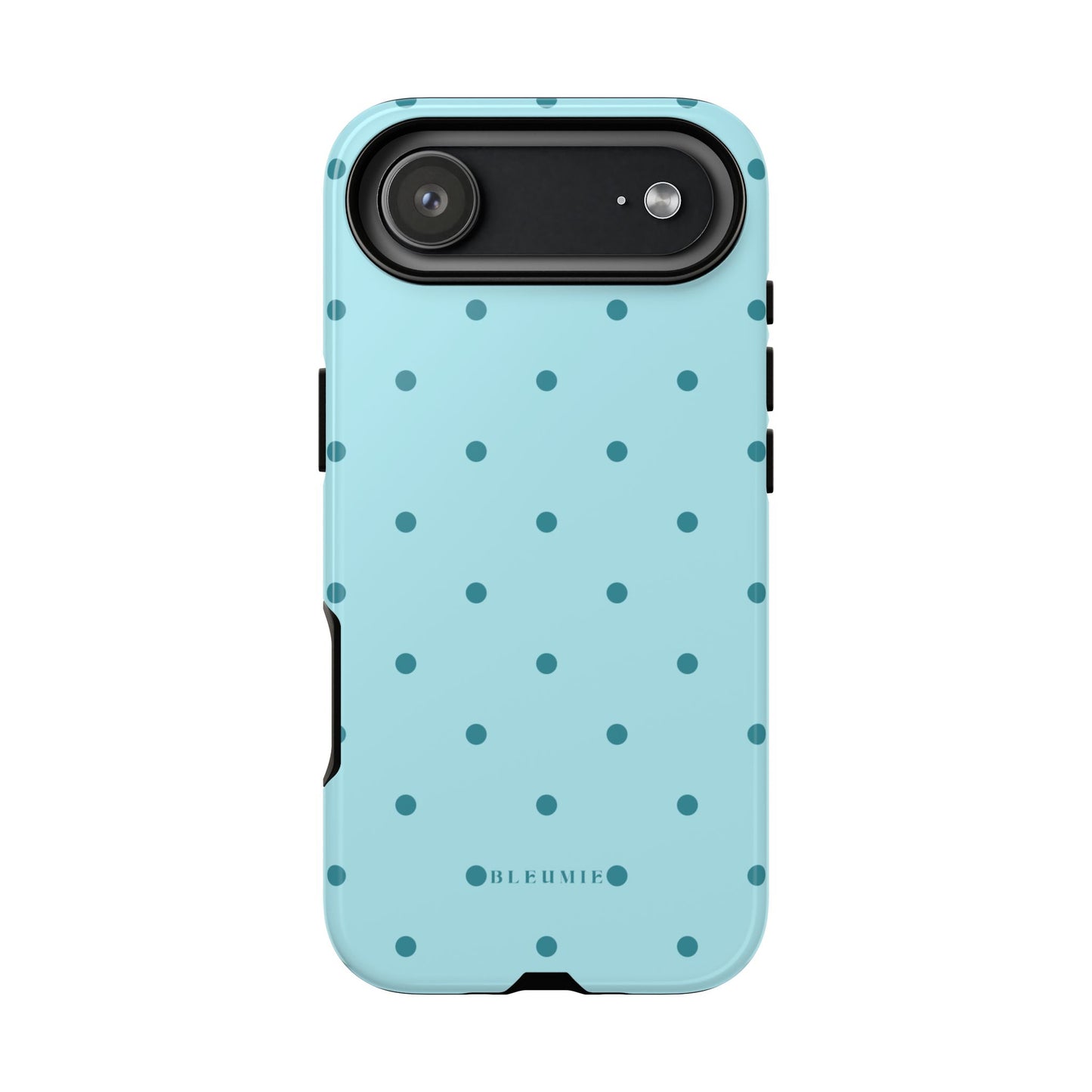 Mint Polka Dot Tough Phone Case iPhone 17 Air BLEUMIE