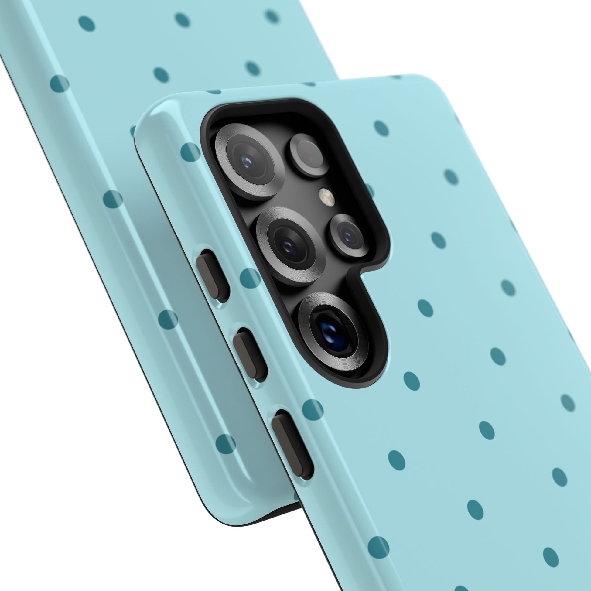 Mint Polka Dot Tough Phone Case BLEUMIE