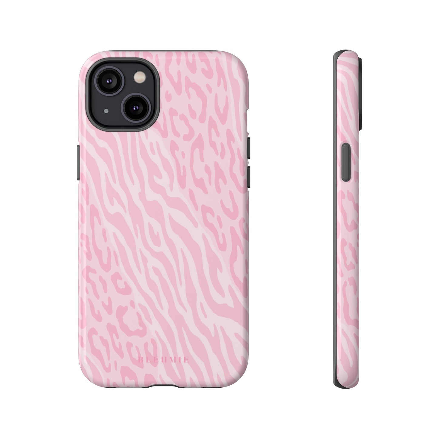 Zebra Cheetah Tough Phone Case iPhone 14 Plus BLEUMIE