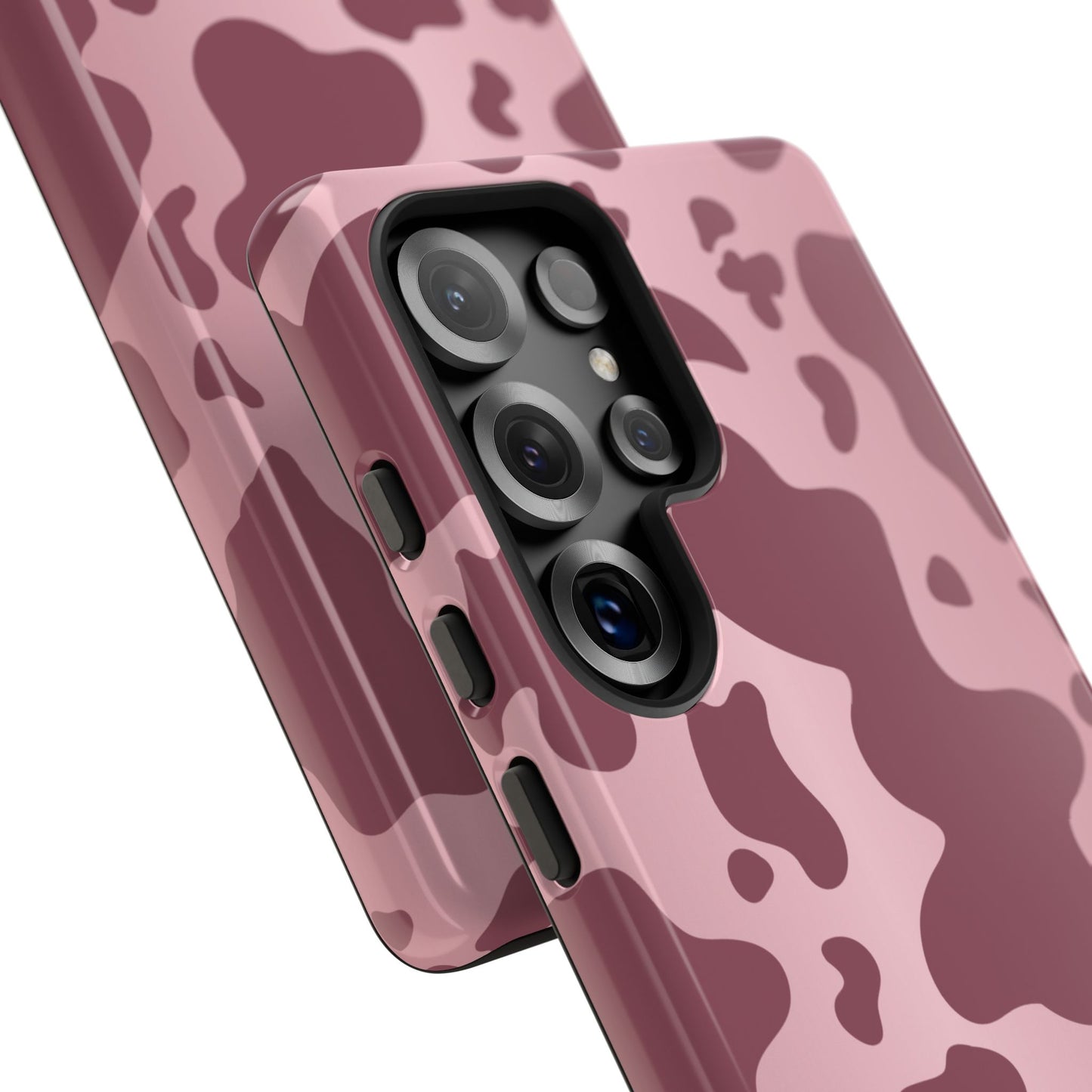 Mauve Cow Print Tough Phone Case BLEUMIE