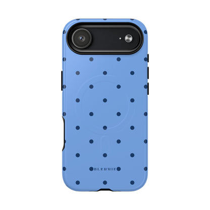 Blue Polka Dot MagSafe iPhone Cases iPhone 17 Air Glossy BLEUMIE