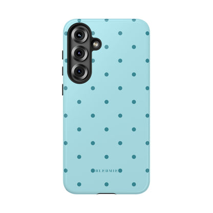 Mint Polka Dot Tough Phone Case Samsung Galaxy S25 Plus BLEUMIE