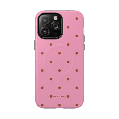 Dottie Polka Dot MagSafe iPhone Cases iPhone 14 Pro Max Glossy BLEUMIE