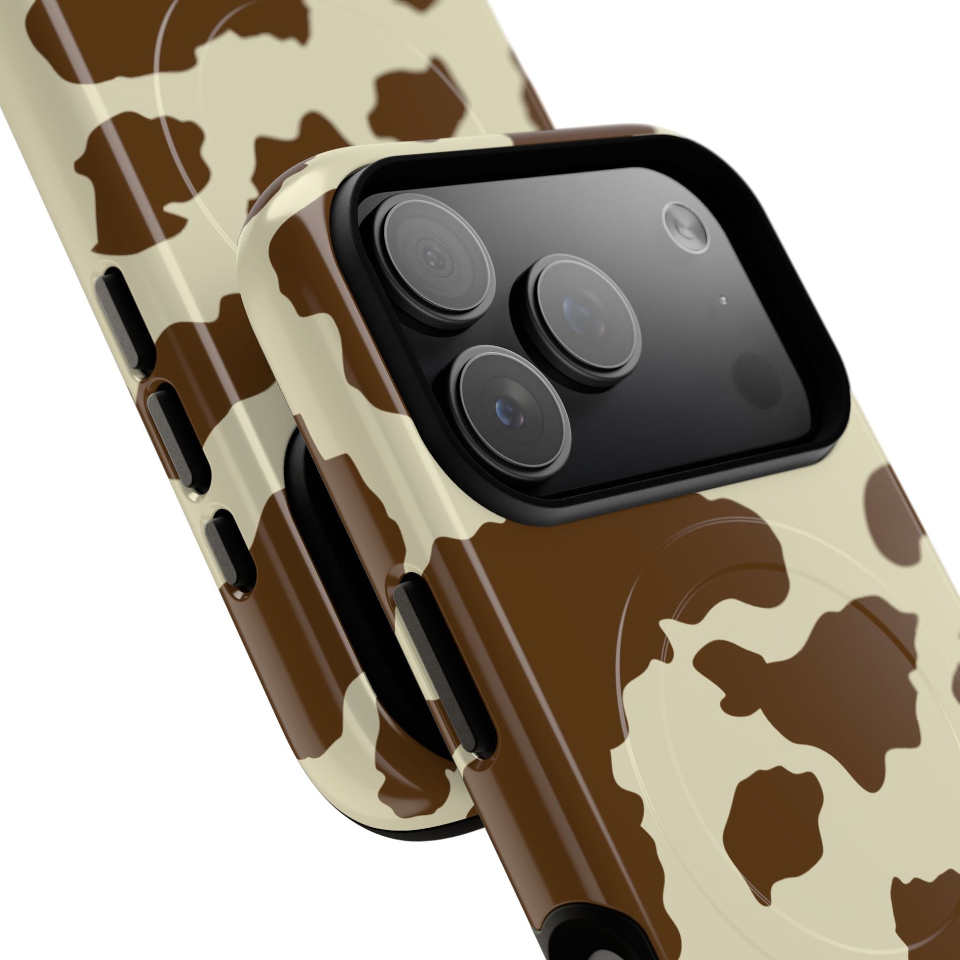 Camo Cow Print MagSafe iPhone Cases BLEUMIE