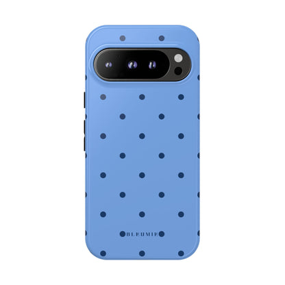 Blue Polka Dot Tough Phone Case Google Pixel 9 Pro BLEUMIE