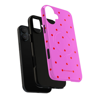 Pinka Polka Dot MagSafe iPhone Cases BLEUMIE