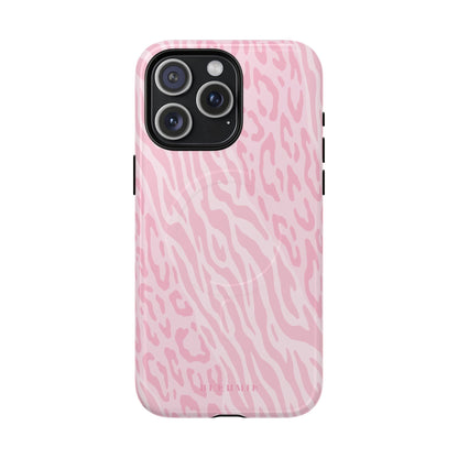 Zebra Cheetah MagSafe iPhone Cases iPhone 15 Pro Max Glossy BLEUMIE