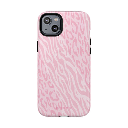 Zebra Cheetah MagSafe iPhone Cases iPhone 14 Plus Glossy BLEUMIE