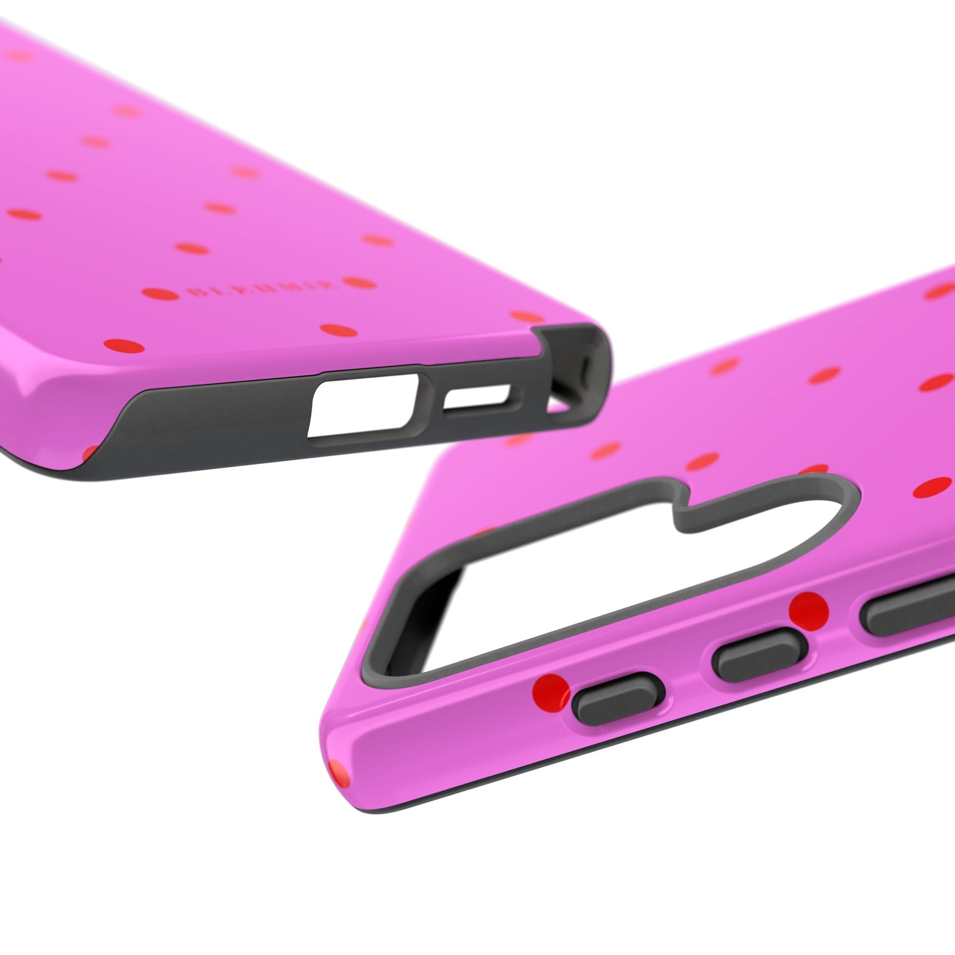 Pinka Polka Dot Tough Phone Case BLEUMIE