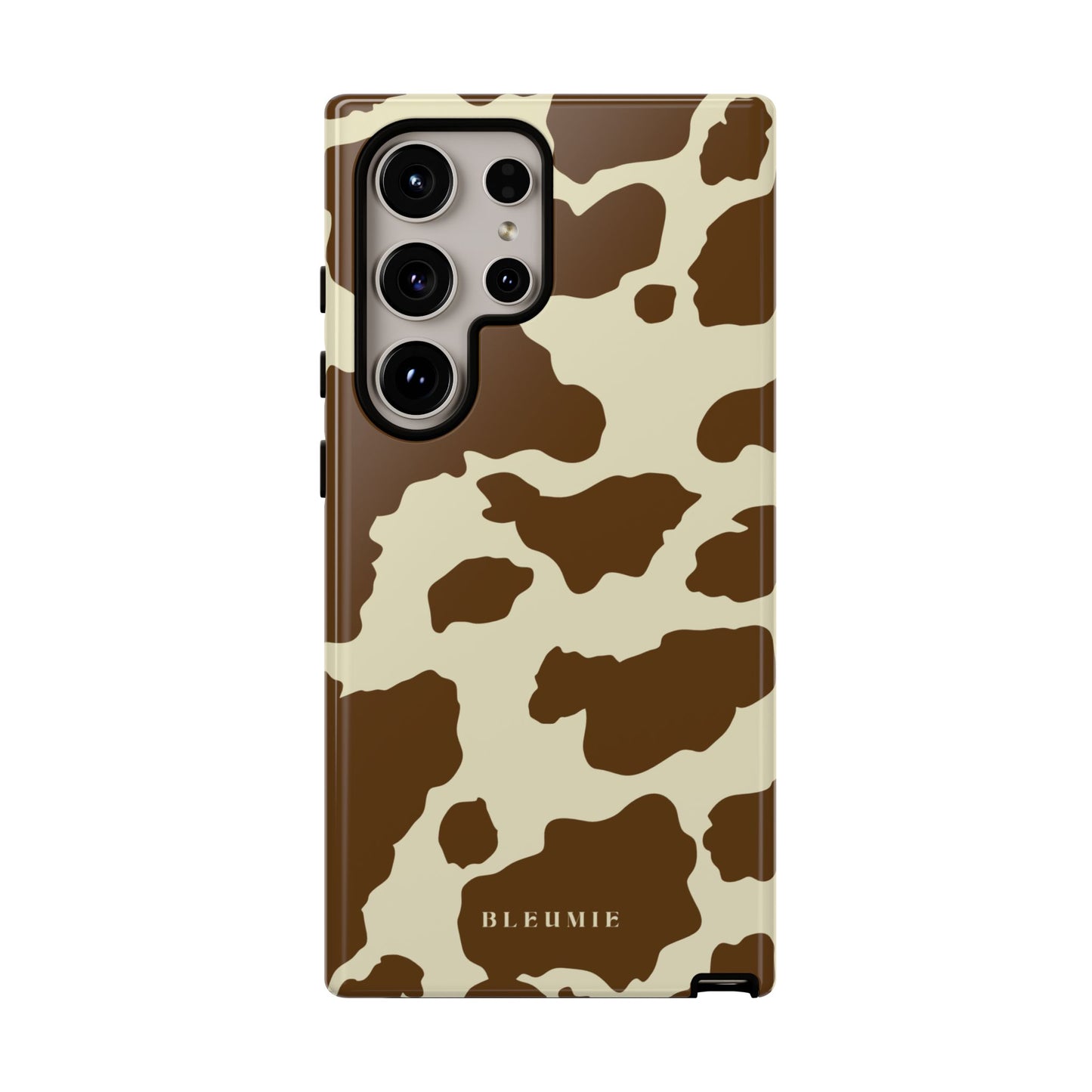 Camo Cow Print Tough Phone Case Samsung Galaxy S24 Ultra BLEUMIE