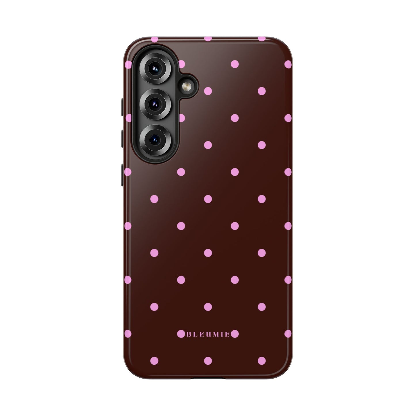 Berry Polka Dot Tough Phone Case Samsung Galaxy S25 Plus BLEUMIE