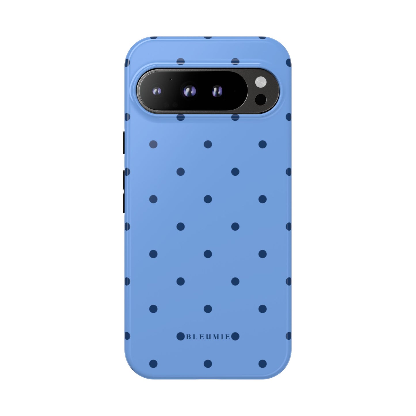 Blue Polka Dot Tough Phone Case Google Pixel 9 Pro XL BLEUMIE