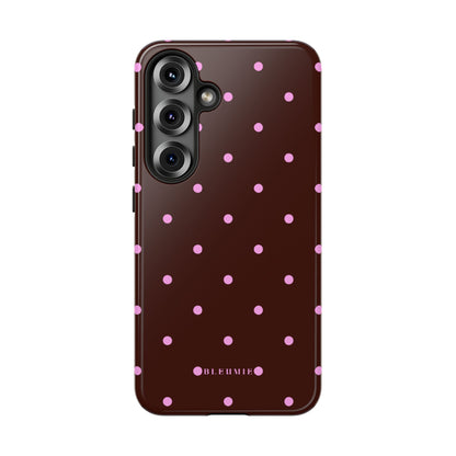 Berry Polka Dot Tough Phone Case Samsung Galaxy S25 BLEUMIE