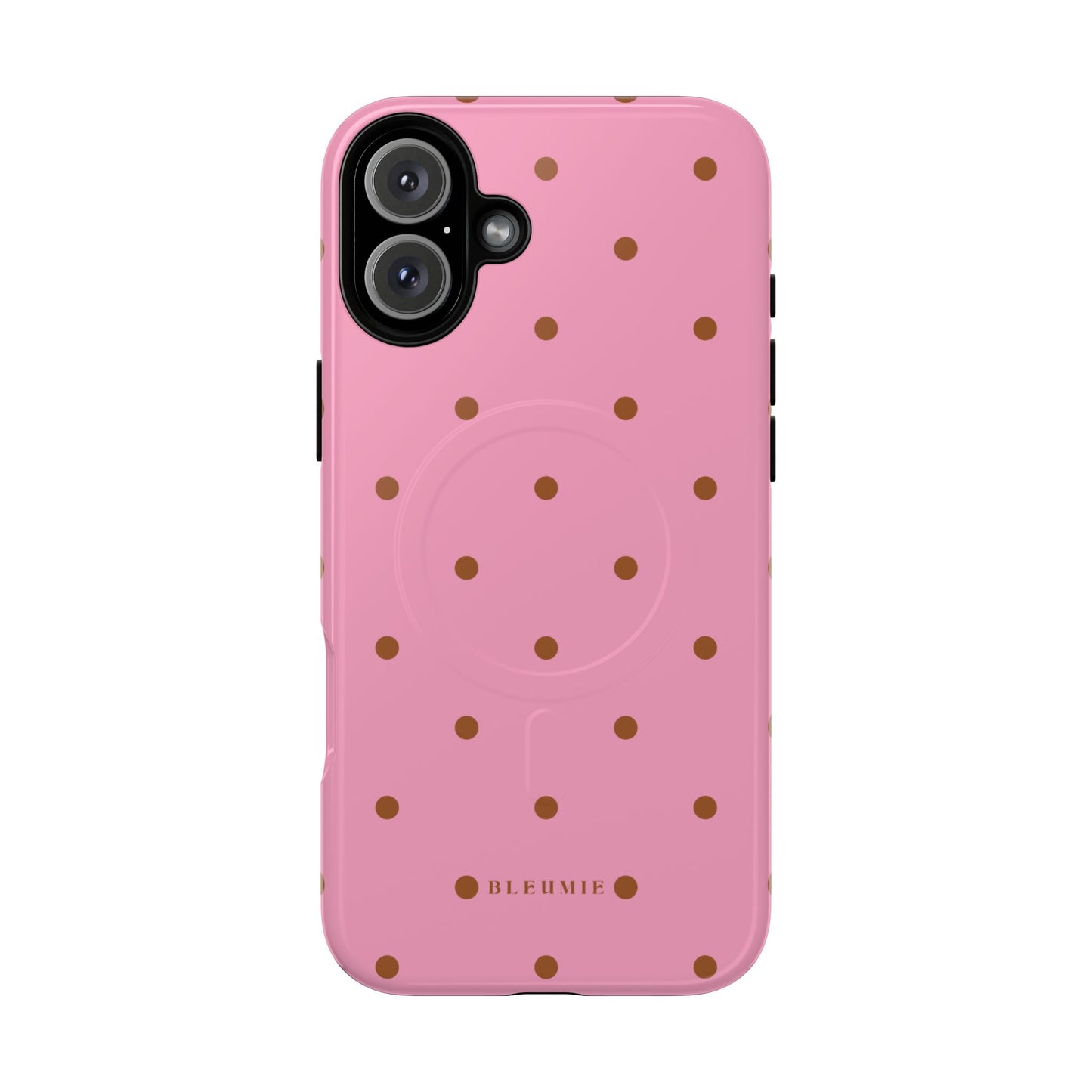 Dottie Polka Dot MagSafe iPhone Cases iPhone 16 Plus Glossy BLEUMIE