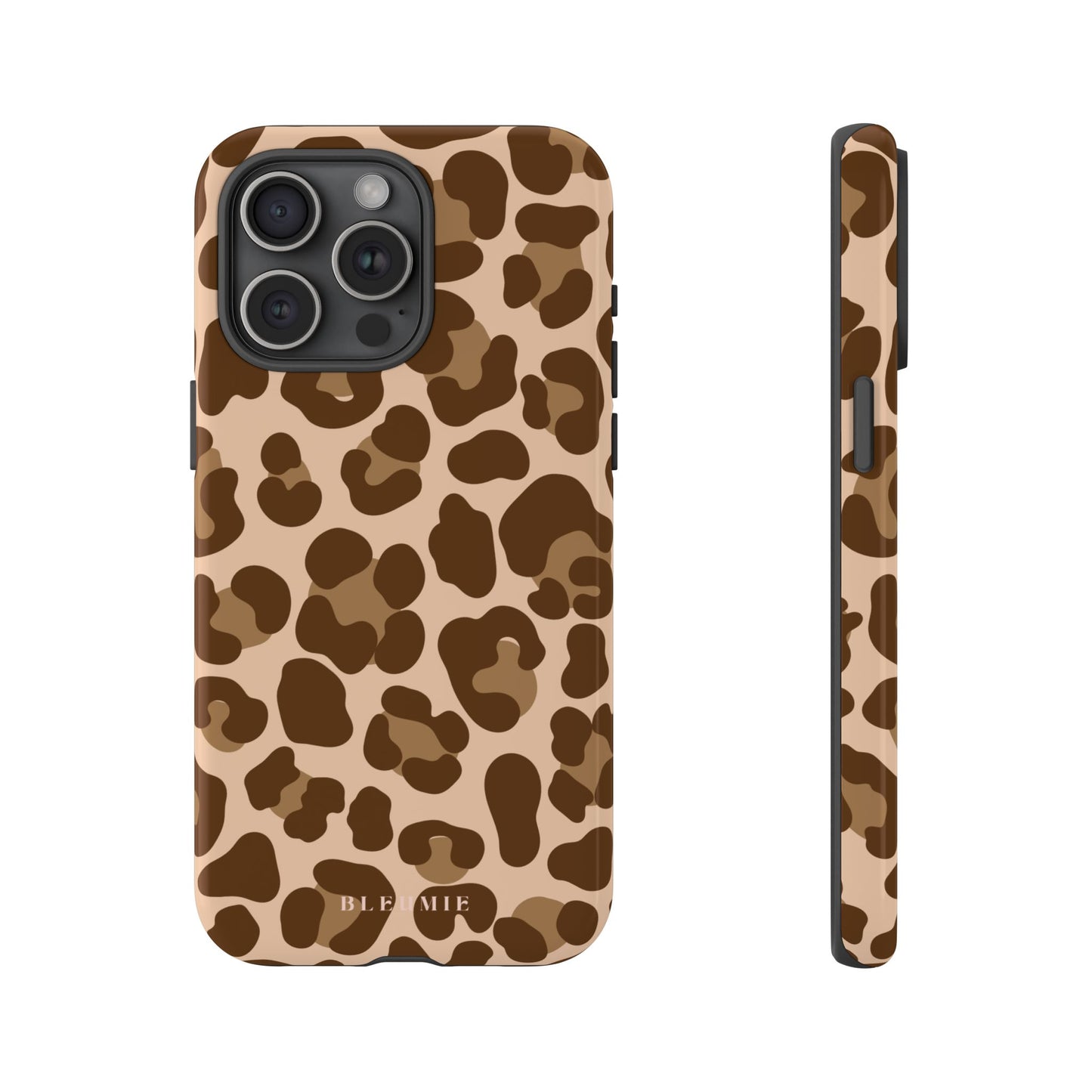 Classic Leopard Tough Phone Case iPhone 15 Pro Max BLEUMIE