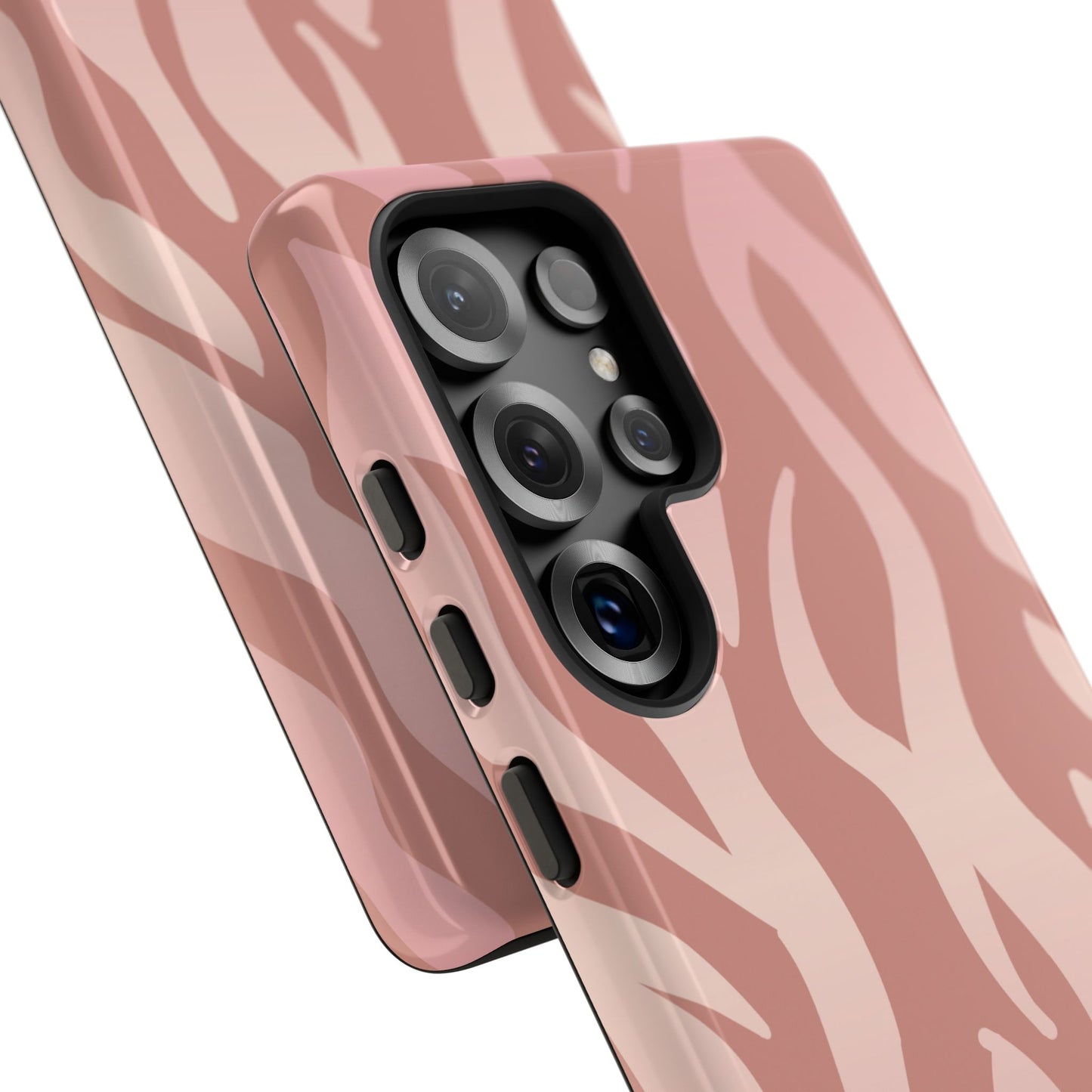 Rosé Zebra Print Tough Phone Case BLEUMIE