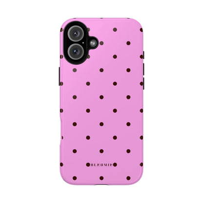 Dotzy Polka Dot Tough Phone Case iPhone 16 Plus BLEUMIE