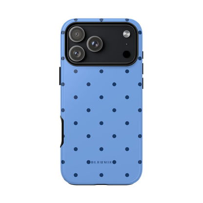 Blue Polka Dot Tough Phone Case iPhone 17 Pro Max BLEUMIE