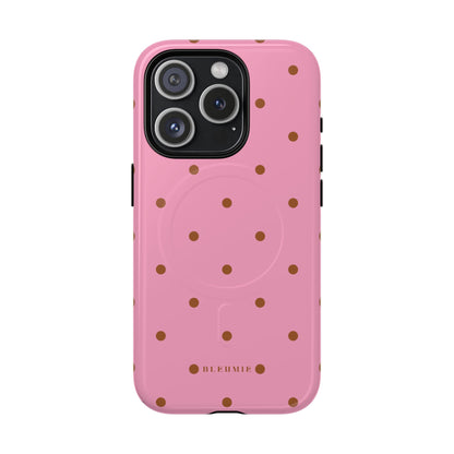 Dottie Polka Dot MagSafe iPhone Cases iPhone 15 Pro Glossy BLEUMIE