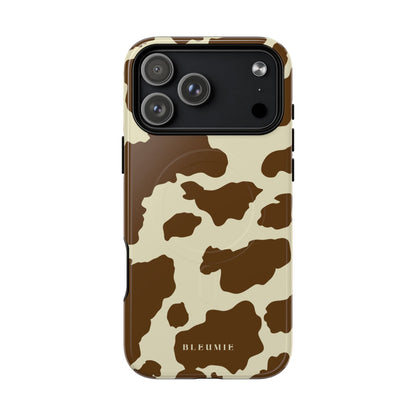 Camo Cow Print MagSafe iPhone Cases iPhone 17 Pro Max Glossy BLEUMIE