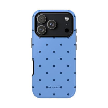 Blue Polka Dot Tough Phone Case iPhone 17 Pro BLEUMIE